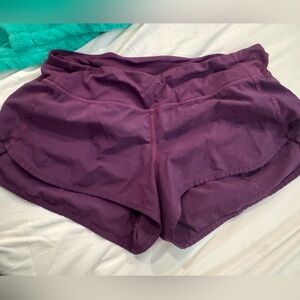 lululemon athletica Deep Purple Athletic Shorts